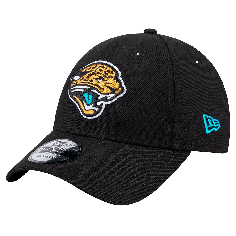 Casquette ajustable Jacksonville Jaguars The League 9FORTY noire New Era pour homme