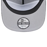 Casquette snapback de golfeur en velours côtelé noir Jacksonville Jaguars New Era pour hommes