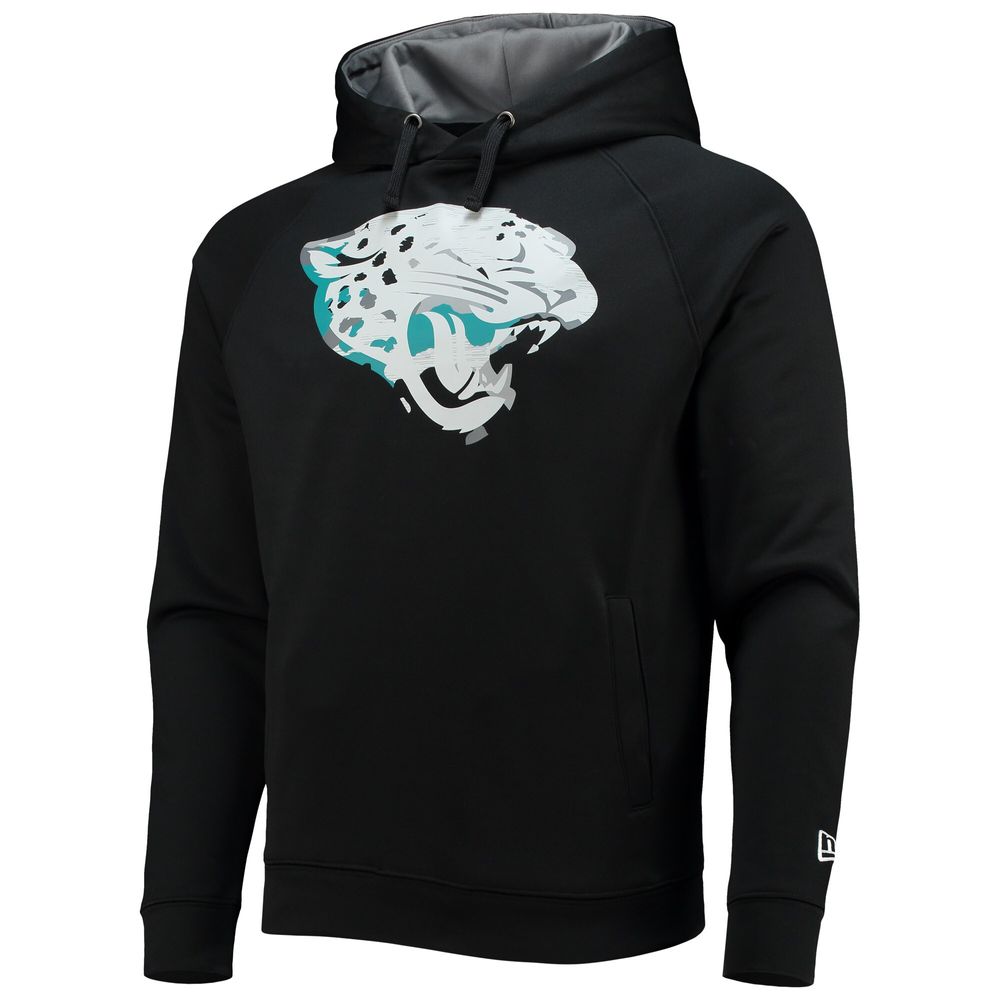 Lids Jacksonville Jaguars Big & Tall Fleece Raglan Full-Zip Hoodie