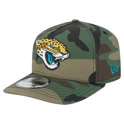 Casquette à visière à pression camouflage Jacksonville Jaguars Woodsy 9FIFTY de New Era pour homme