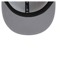 Casquette ajustée Jacksonville Jaguars Iron Cloud 59FIFTY de New Era pour homme, gris/graphite