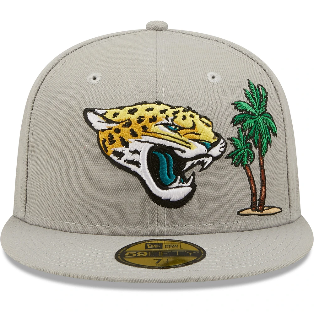 Casquette ajustée New Era Jacksonville Jaguars City Décrire 59FIFTY pour homme