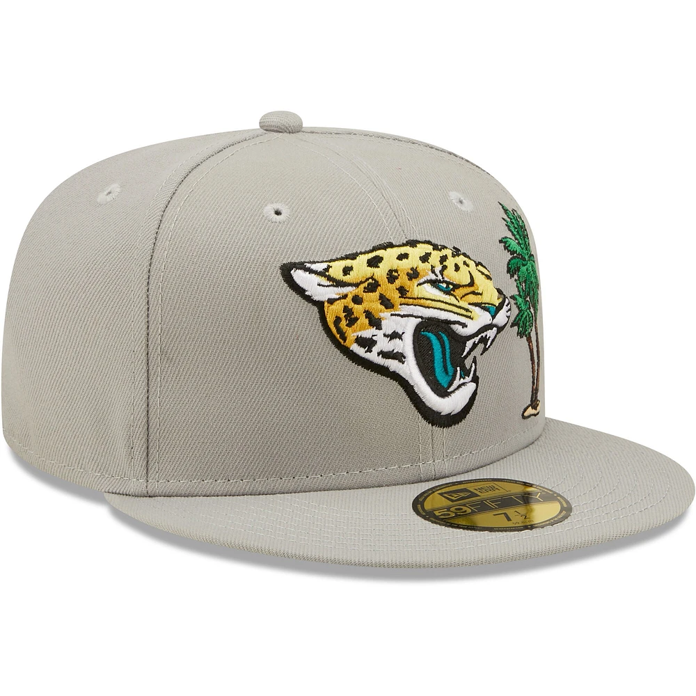 Casquette ajustée New Era Jacksonville Jaguars City Décrire 59FIFTY pour homme