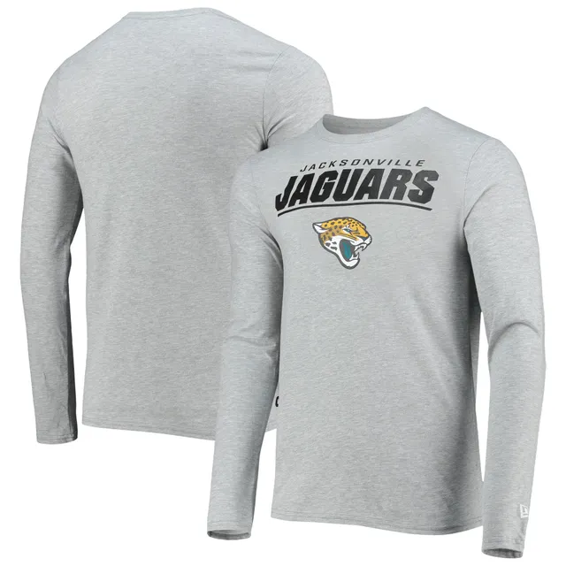 Lids Jacksonville Jaguars New Era Combine Authentic Stated Long Sleeve T- Shirt - Heathered Gray