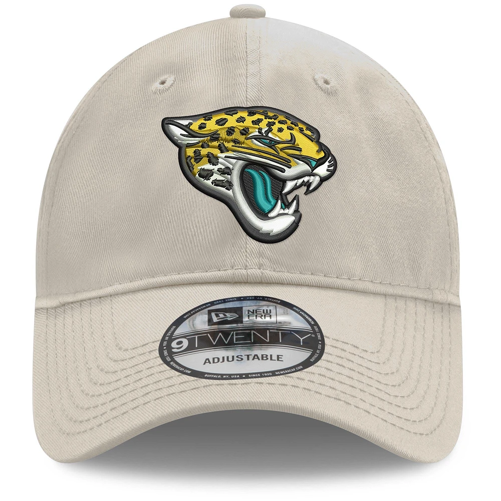 Men's New Era Khaki Jacksonville Jaguars Playmaker 9TWENTY Adjustable Hat