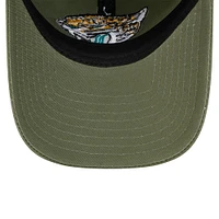 Casquette ajustable 9TWENTY Main des Jaguars de Jacksonville de New Era pour homme, olive