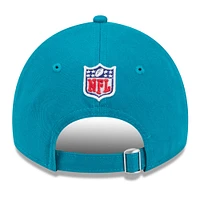 Casquette réglable New Era pour hommes, Jacksonville Jaguars 2024 Sideline 9TWENTY, bleu sarcelle