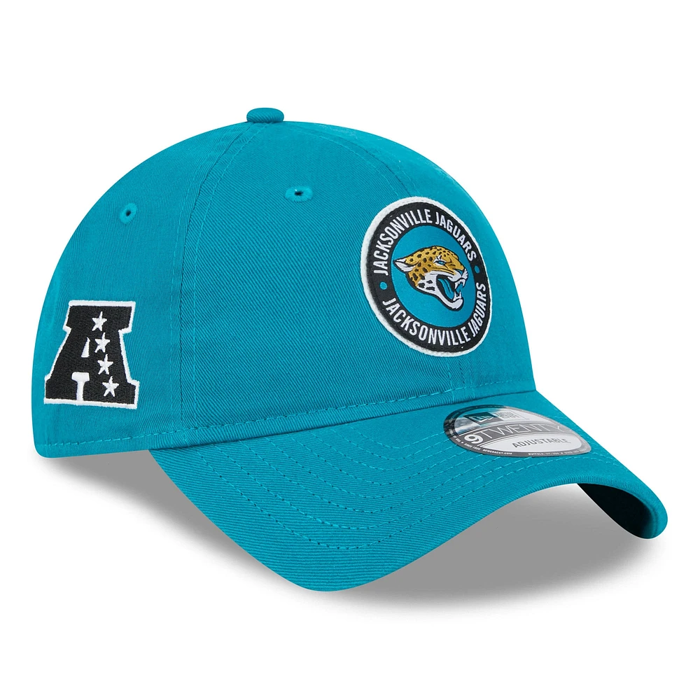 Men's New Era Teal Jacksonville Jaguars 2024 Sideline 9TWENTY Adjustable Hat