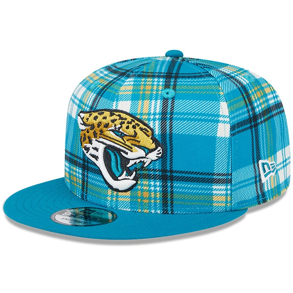 Men's New Era Teal Jacksonville Jaguars 2024 Sideline Statement 9FIFTY Snapback Hat