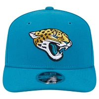 Casquette extensible à bouton-pression Jacksonville Jaguars 9SEVENTY de New Era pour homme bleu sarcelle