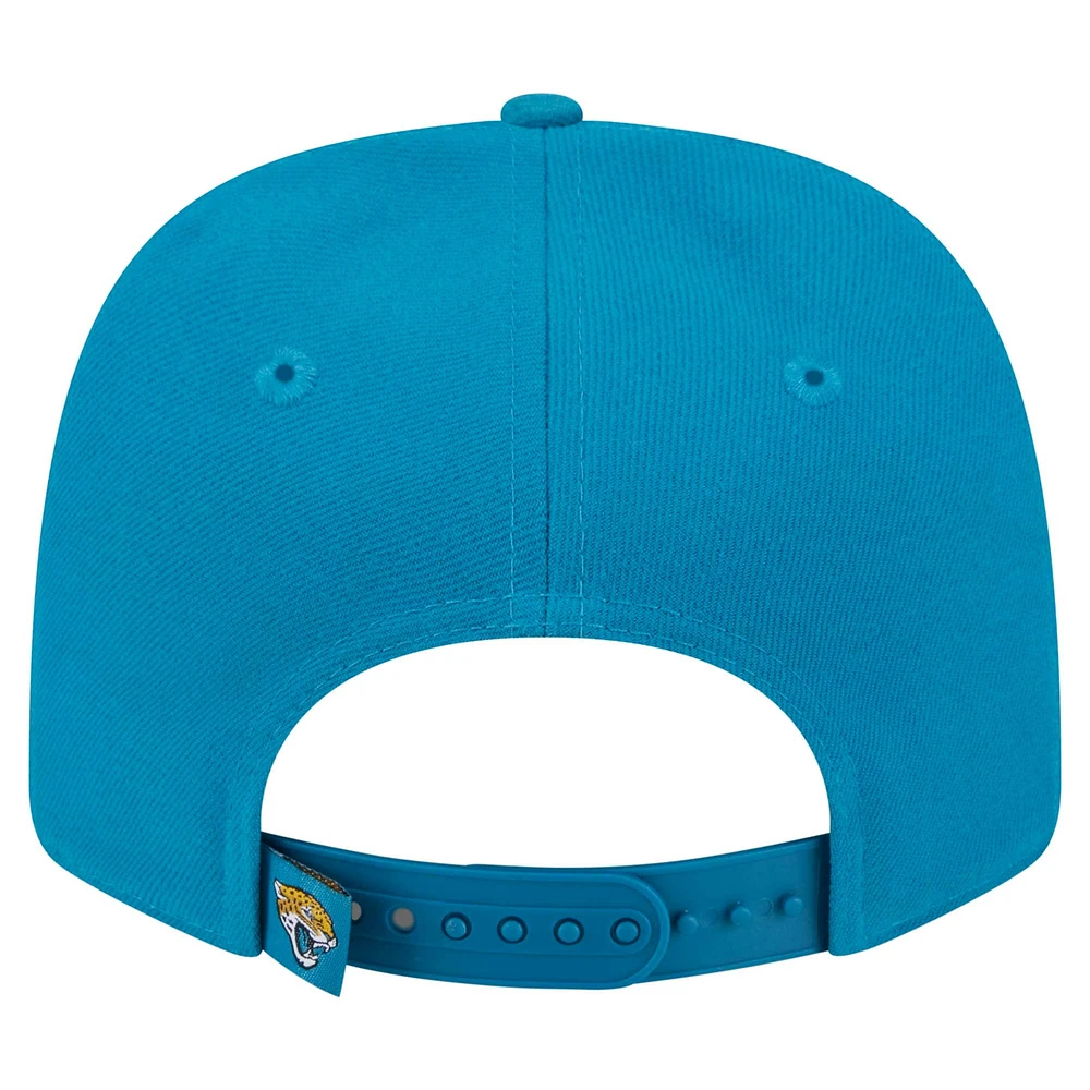 Men's New Era Teal Jacksonville Jaguars  9SEVENTY Stretch-Snap Hat