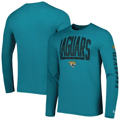 Lids Jacksonville Jaguars New Era Combine Authentic Stated Long Sleeve T- Shirt - Heathered Gray