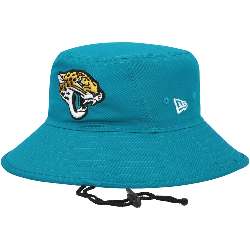 Chapeau bob principal des Jaguars de Jacksonville New Era bleu sarcelle pour homme