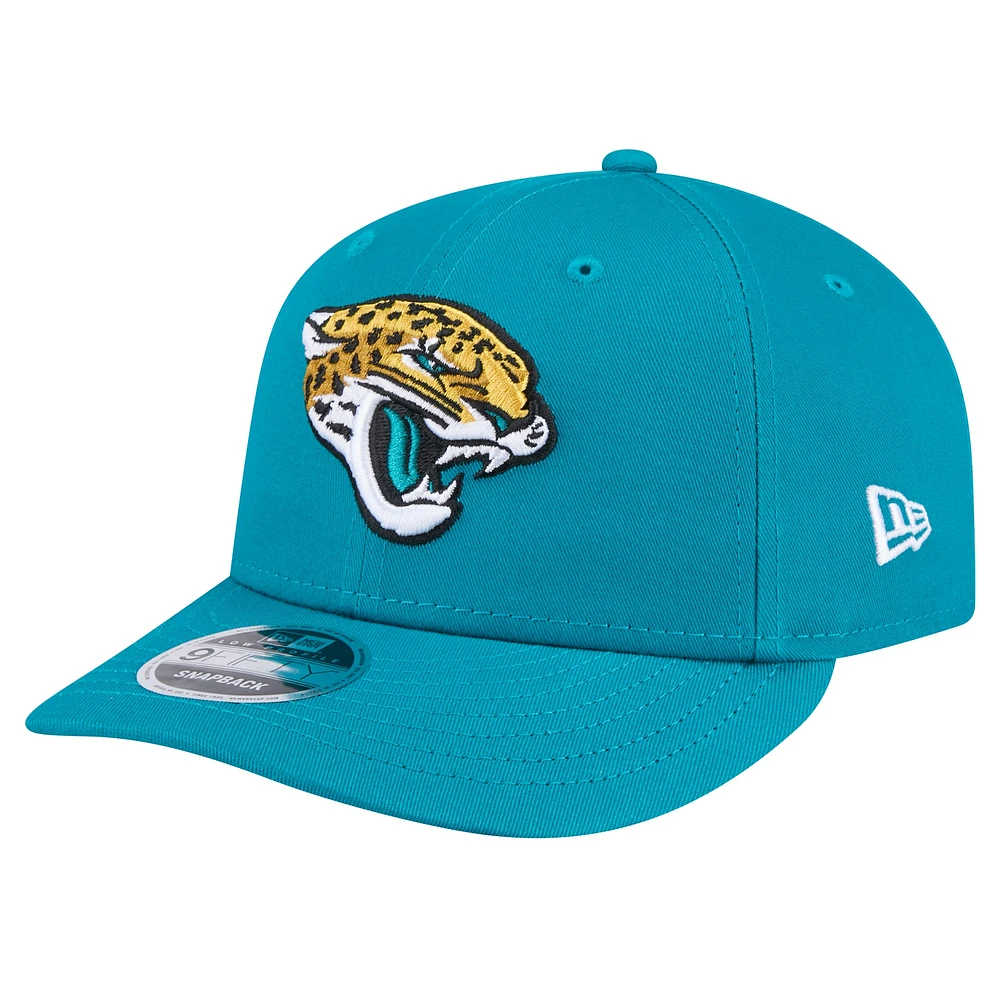 Men's New Era Teal Jacksonville Jaguars Main Low Profile 9FIFTY Snapback Hat