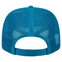 Men's New Era Teal Jacksonville Jaguars Main Trucker 9SEVENTY Stretch-Snap Hat