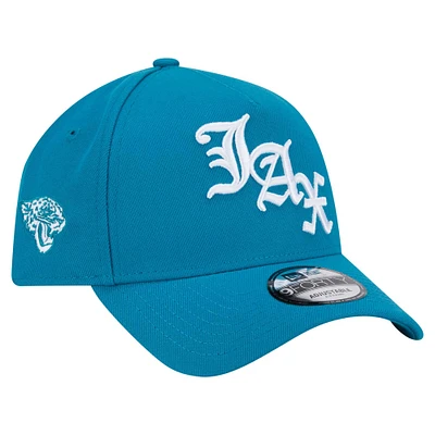 Men's New Era Teal Jacksonville Jaguars Mystic 9FORTY A-Frame Adjustable Hat