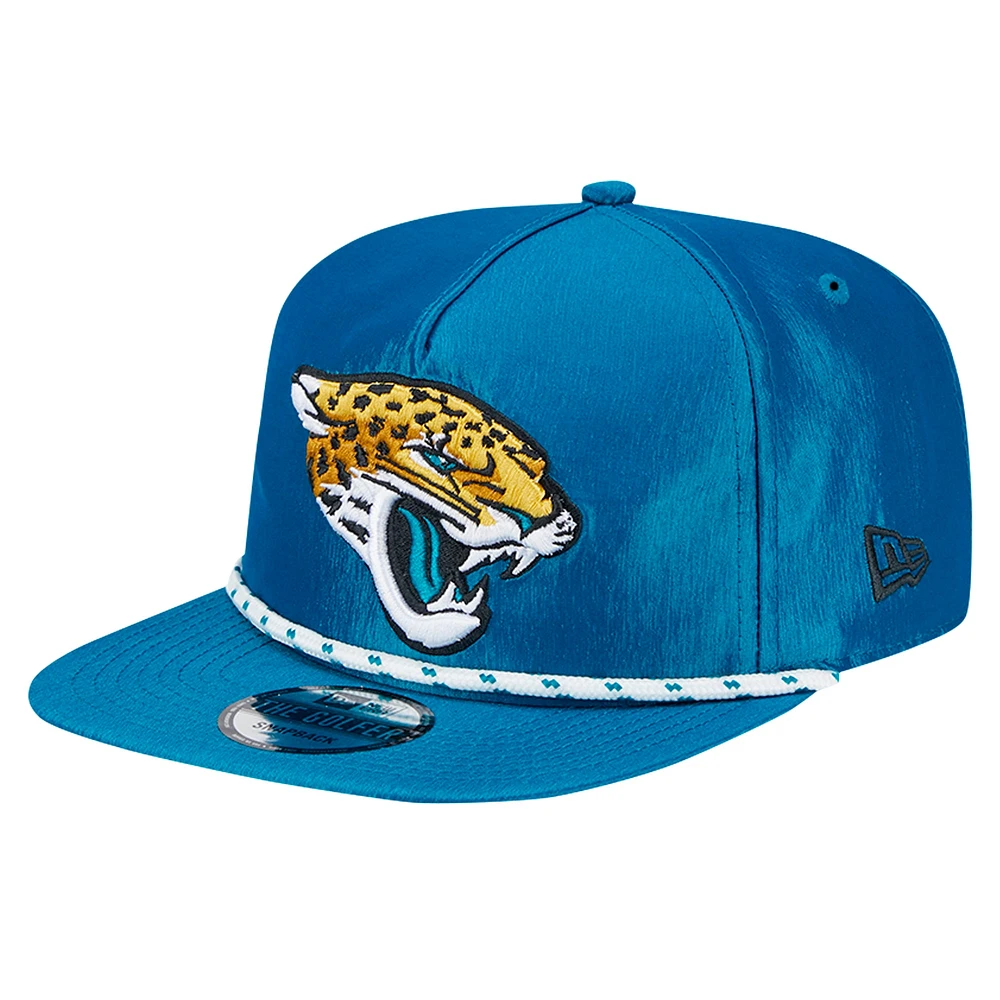 Casquette Snapback Jacksonville Jaguars Rope Golfer pour homme New Era Teal