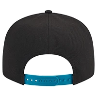 Men's New Era White/Teal Jacksonville Jaguars Throwback Space 9FIFTY Snapback Hat