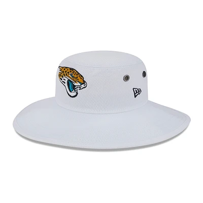 Chapeau bob Panama New Era Jacksonville Jaguars 2023 NFL Training Camp pour homme, blanc