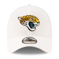 Men's New Era White Jacksonville Jaguars Iced 39THIRTY Flex Hat