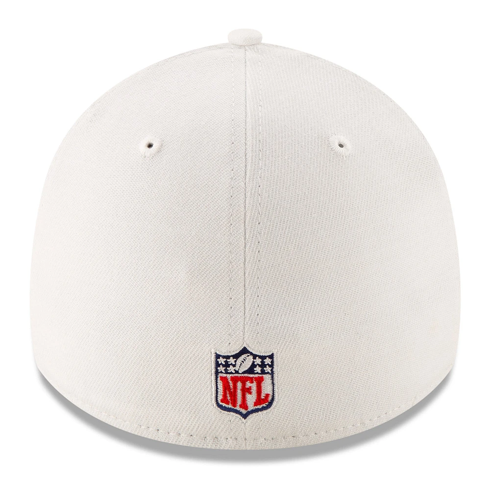 Men's New Era White Jacksonville Jaguars Iced 39THIRTY Flex Hat