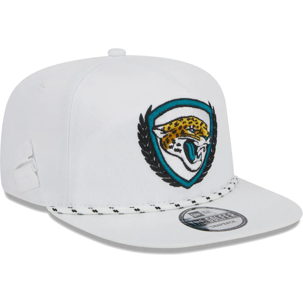 New Era Men's New Era White Jacksonville Jaguars Tee Golfer 9FIFTY