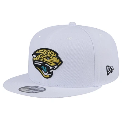 Casquette Snapback 9FIFTY standard avec logo rétro des Jacksonville Jaguars New Era pour hommes