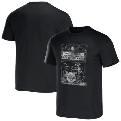 Men's NFL x Darius Rucker Collection by Fanatics Black Jacksonville Jaguars Band T-Shirt