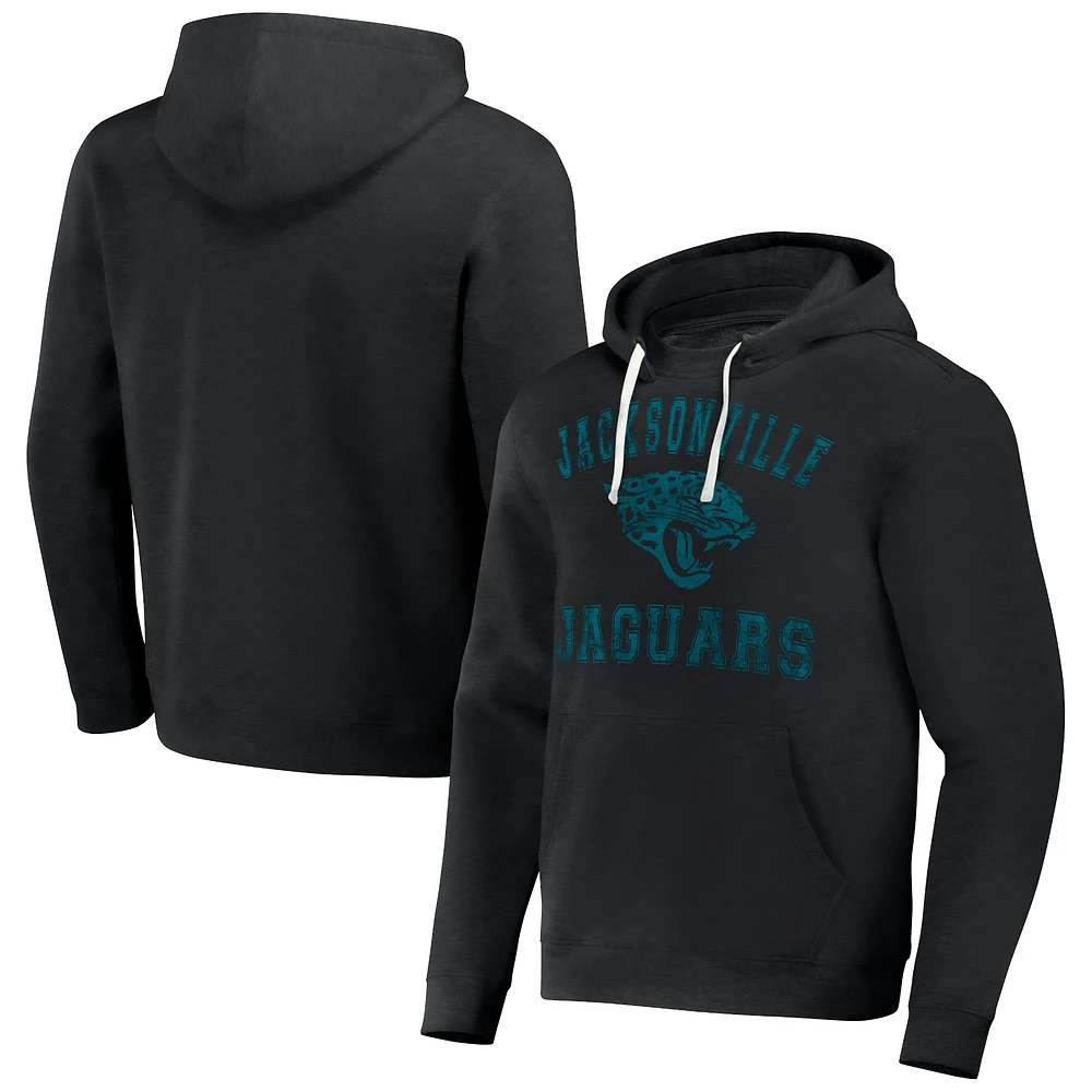 Men's NFL x Darius Rucker Collection by Fanatics Black Jacksonville Jaguars Coaches Pullover Hoodie