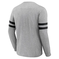 Collection NFL x Darius Rucker pour hommes par Fanatics Heather Grey Jacksonville Jaguars Henley T-shirt à manches longues