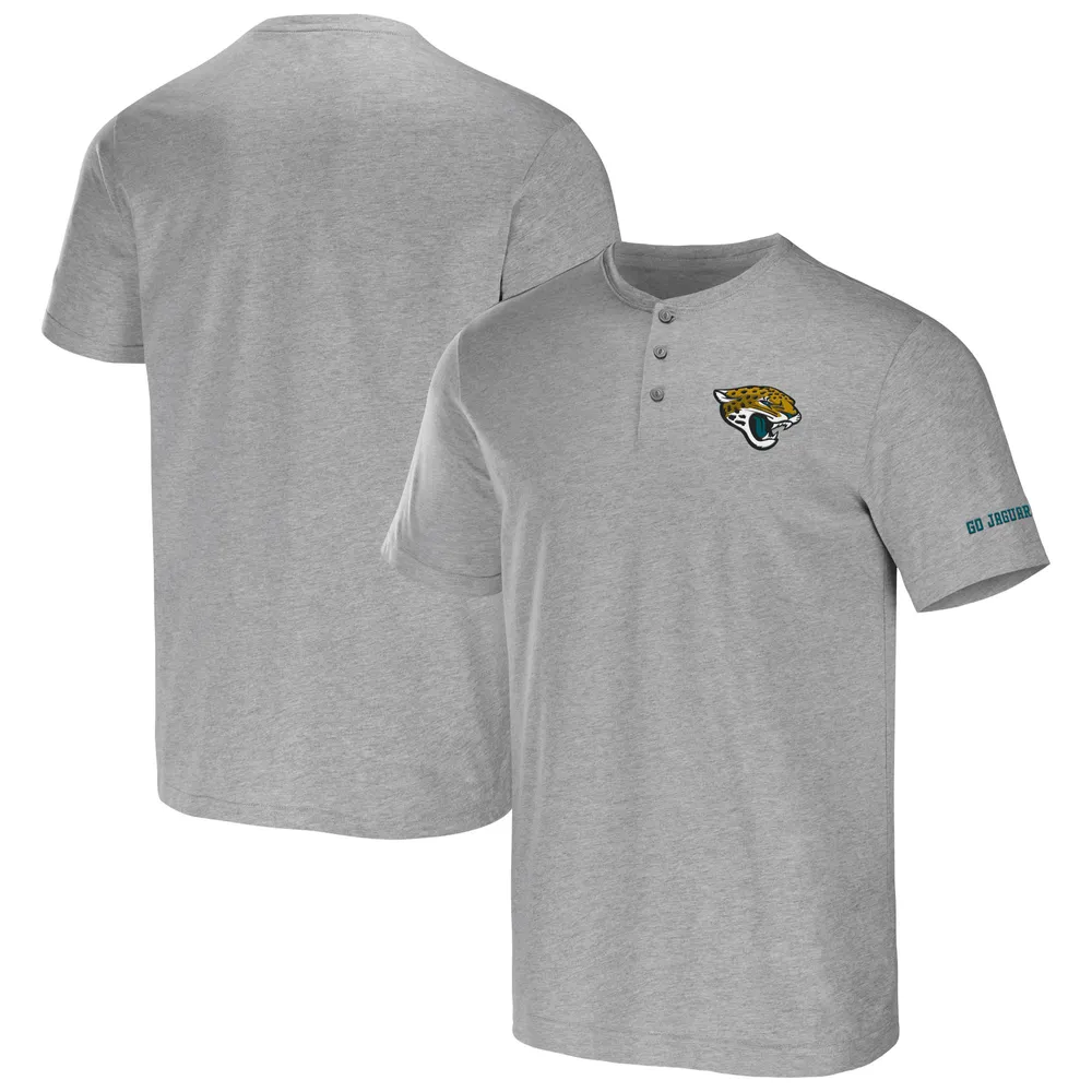 Jacksonville Jaguars Youth Football T-Shirt - Heather Gray