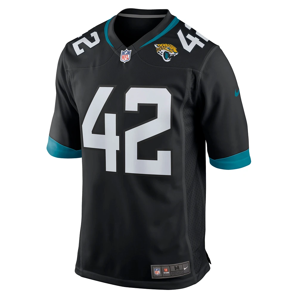 Men's Nike Andrew Wingard Black Jacksonville Jaguars Alternate Game Jersey