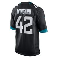 Men's Nike Andrew Wingard Black Jacksonville Jaguars Game Jersey