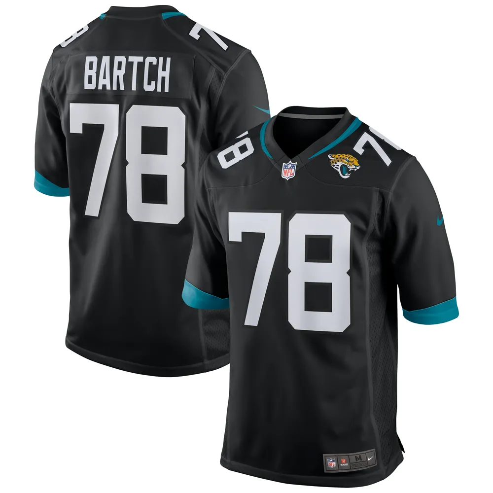 Maillot de match Nike Ben Bartch pour hommes, noir, Jacksonville Jaguars