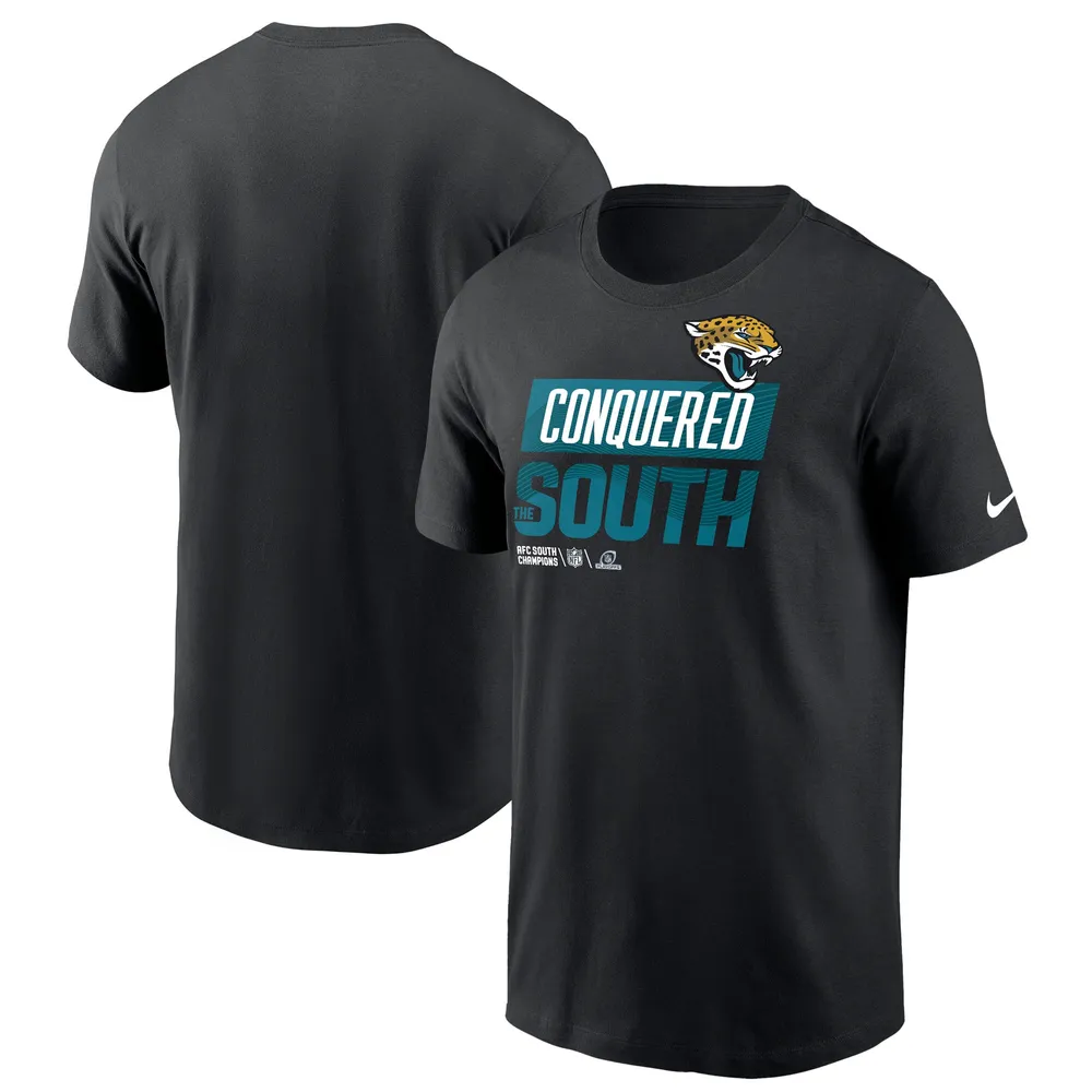 Nike Men's Nike Black Jacksonville Jaguars 2022 AFC South Division  Champions Locker Room Trophy Collection T-Shirt