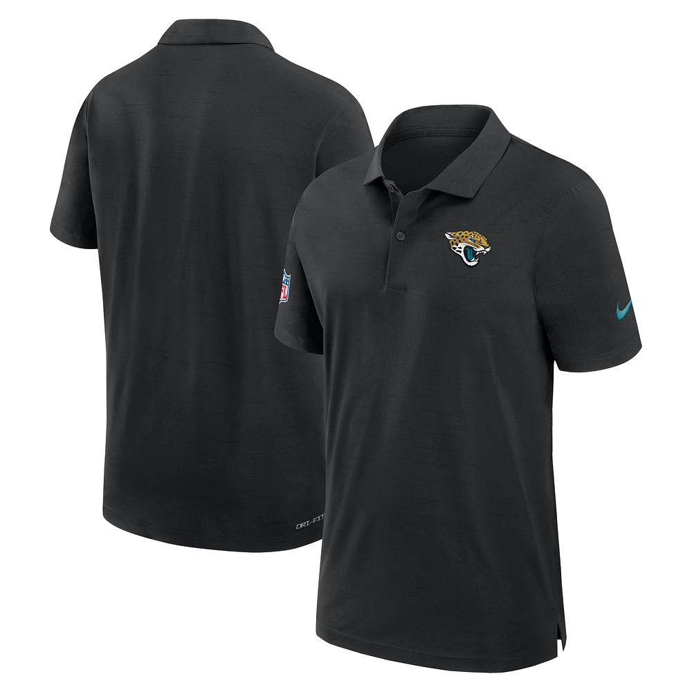 Polo Nike noir Jacksonville Jaguars 2024/25 Sideline Performance pour homme