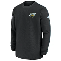 Men's Nike Black Jacksonville Jaguars Alternate Logo Coach Long Sleeve Top