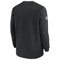 Men's Nike Black Jacksonville Jaguars Alternate Logo Coach Long Sleeve Top