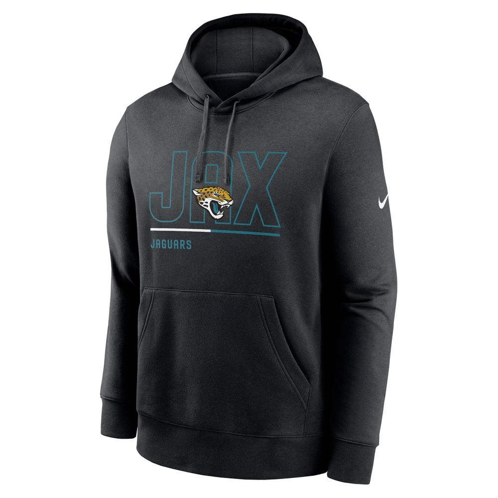 Men's Nike Black Jacksonville Jaguars City Code Club Fleece Pullover Hoodie