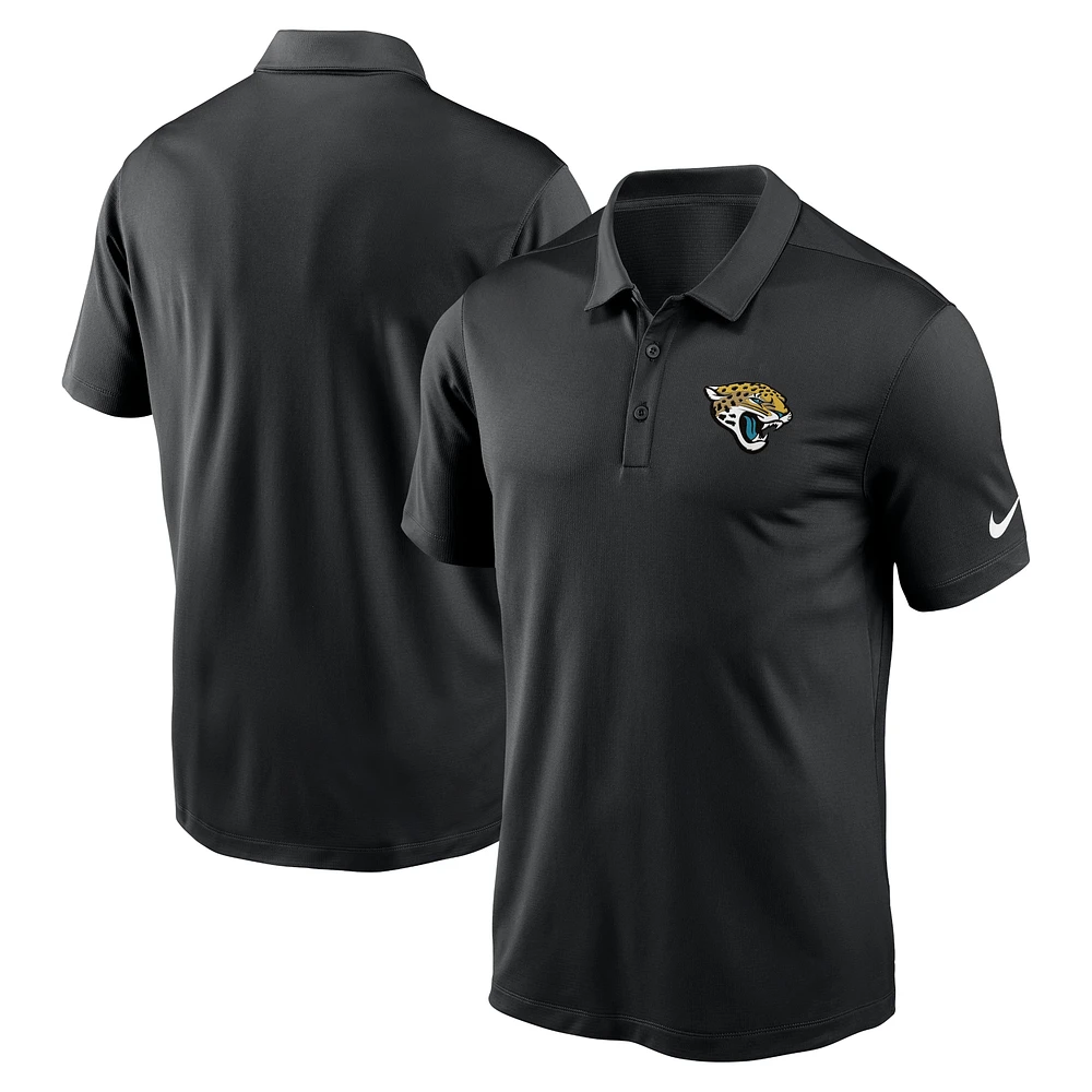 Polo de performance Nike pour hommes, noir, franchise des Jaguars Jacksonville