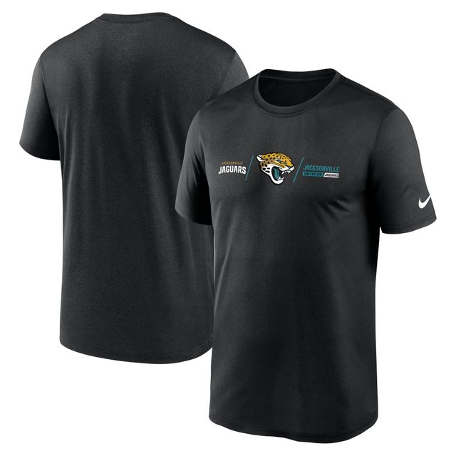 T-shirt Nike Jacksonville Jaguars Horizontal Lockup Legend Performance pour homme, noir