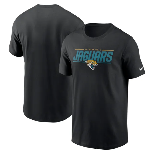 Lids Jacksonville Jaguars Nike Color Block Team Name T-Shirt