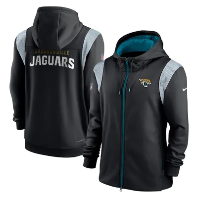 Men's Nike Black Carolina Panthers Performance Sideline Lockup Full-Zip  Hoodie