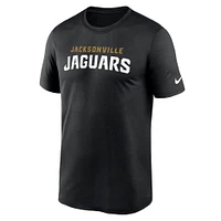 Men's Nike Black Jacksonville Jaguars Primetime Legend Wordmark Performance T-Shirt