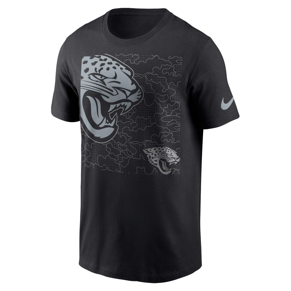 Men's Nike Black Jacksonville Jaguars RFLCTV T-Shirt