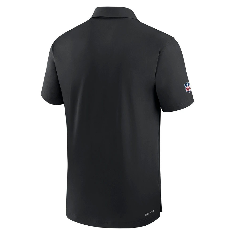 Men's Nike Black Jacksonville Jaguars Sideline Coaches Performance Polo