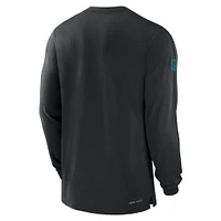 Men's Nike Black Jacksonville Jaguars Sideline Player Performance Long Sleeve T-Shirt