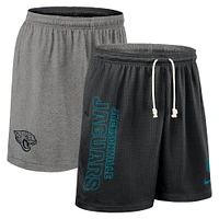 Short de sport réversible noir Jacksonville Jaguars pour homme Nike