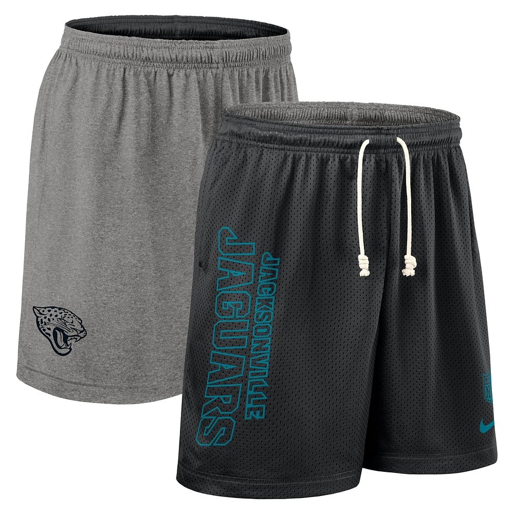 Short de sport réversible noir Jacksonville Jaguars pour homme Nike