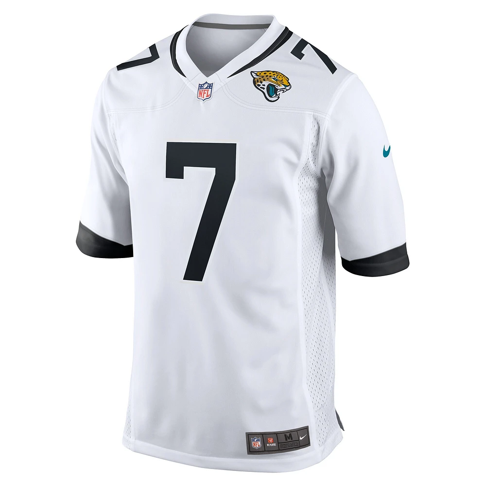 Men's Nike Byron Leftwich White Jacksonville Jaguars Retired Player Game Jersey